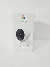 Google Nest Cam 2nd Gen Wired 1080p Indoor Home Security Camera White