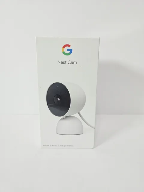 Google Nest Cam 2nd Gen Wired 1080p Indoor Home Security Camera White