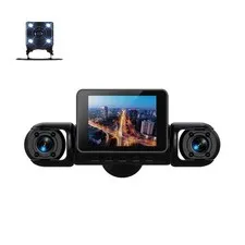 2.4in Car Dash Cam Front Rear Left Right Camera Loop Recording Mobile Detection