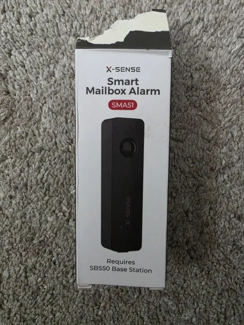 X-Sense Smart Mailbox Alarm, Requires SBS50 Base Station Open Box New 