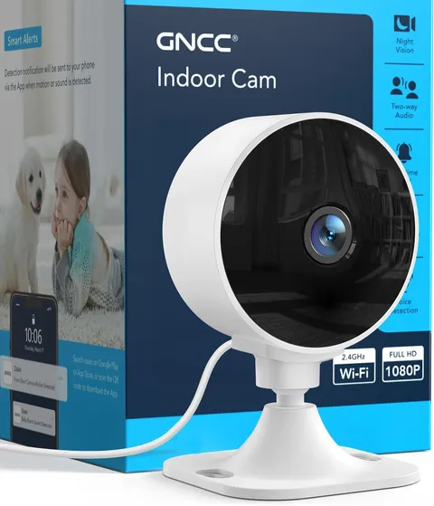 2.4Ghz Indoor Security Camera for Home, 1080P Baby & Pet Cam, 1-Pack | Baby & Pe
