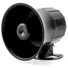 Electric Siren Horn DC 12V 119dB Wired Alarm for Home Security System 6 Tone
