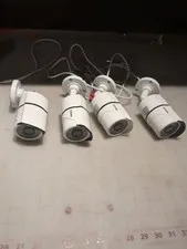 ZOSI 1080P HD Add-On Security Camera CCTV Lot Of 4 Used  Mic 100ft Night Vision