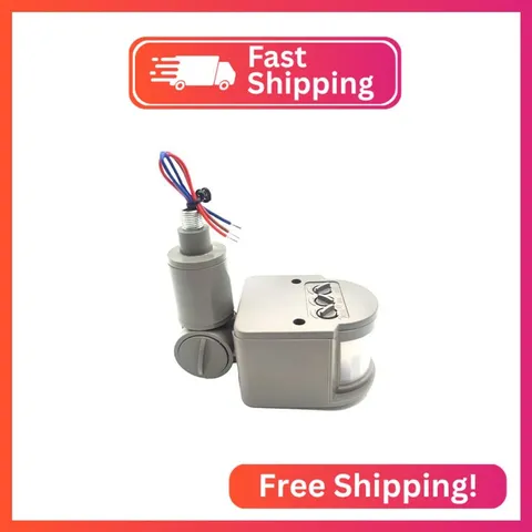 HANNAHONG PIR Motion Detector, Motion Sensor Replacement, AC110-220V, Waterproof