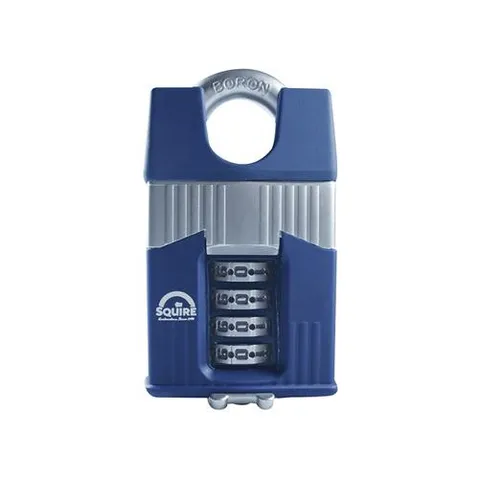 Squire Warrior High-Security Closed Shackle Combination Padlock 55mm HSQWC55CS