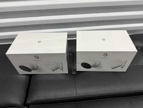 2x Google Nest Cam 2-Pack Battery Indoor/Outdoor Wireless Wi-Fi IP 1080p White