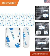 Pre-Cut Sensor Pads & Magnetic Adhesive for SimpliSafe Security System - 20 Pack