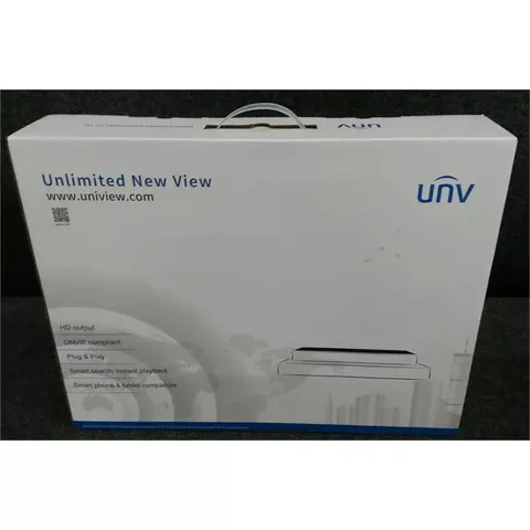 Uniview 16-Channel PoE Network Video Recorder NVR 12MP 4K - NVR302-16E2-P16 New