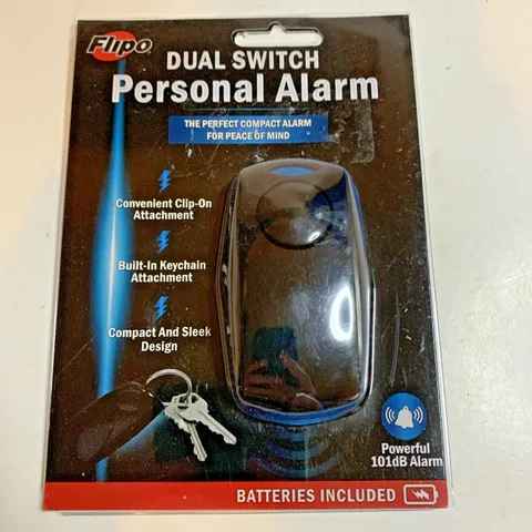 📢 Flipo Dual Switch Personal Alarm 101dB Key Ring & Belt Clip