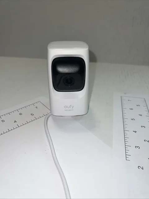 Eufy Indoor Cam 2K Pan & Tilt Security Camera - White   CB2