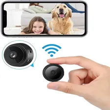 Mini WiFi Security Camera 1080P HD Night Vision Audio Indoor Wireless Cam
