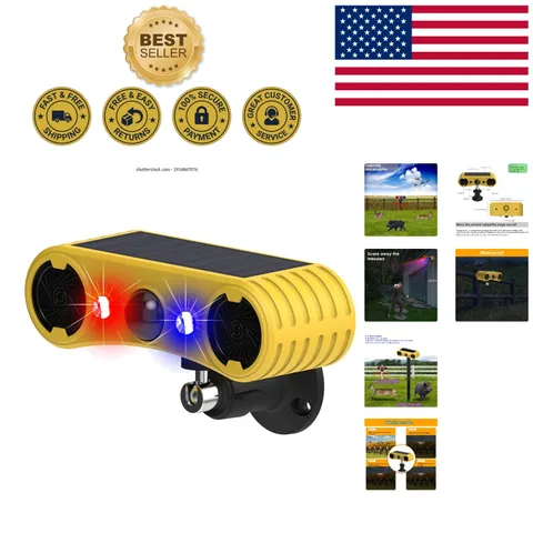 Protect Your Property: Solar Motion Sensor Alarm with 13 Unique Sounds