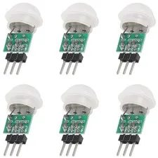 6 PCS AM312 Mini Pyroelectric Infrared Motion Sensor Module DC 2.712V