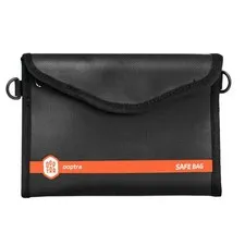 Small FireResistant Document Bag With Lock WaterResistant Organizer