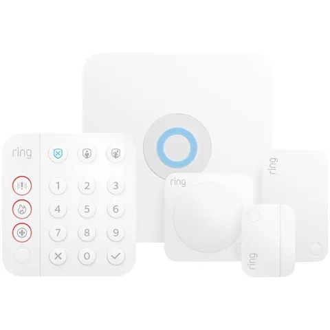 Ring 4K11SZ-0EU0 Alarm Kit 5-Piece Wireless Convenient Self-Install Home Security