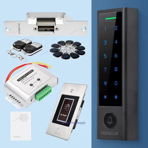 HOMSECUR Weatherproof IP66 APP WIFI Password RFID Access Control Anti-Tamper