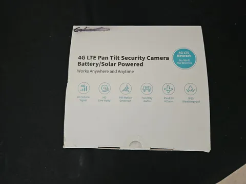 4G LTE Pan Tilt Security Camera Battery Solar Powered Wireless Outdoor HD
