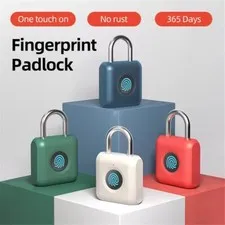 Waterproof Fingerprint Padlock Keyless Smart Door Lock Outdoor Anti-theft Locks