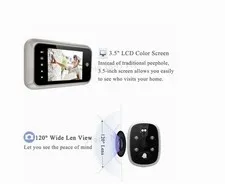 Digital Door Viewer Peephole Door  Doorbell 3.5inch LCD Screen Camera A5