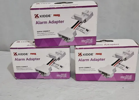Lot of 3 Boxes KIDDE Alarm Adapter Quick Connect 20-9003