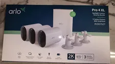 Arlo Pro 4 XL Spotlight Wireless Indoor/Outdoor 3 Camera Bundle FACTORY SEALED