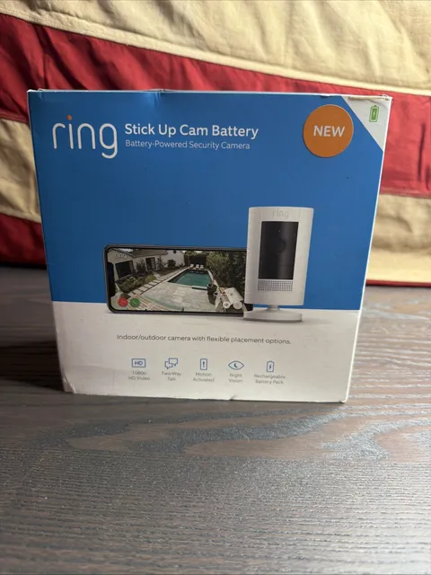 Ring Stick Up Cam Battery HD Security Camera (3rd Generation) with two-way talk