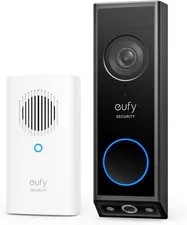 Eufy Security Video Doorbell E340 Kit, No Subscription, Dual Cameras, Head-To-To