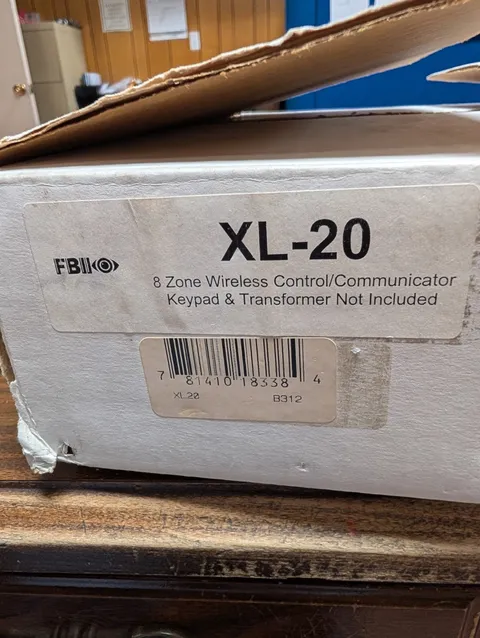 FBII XL-20  Alarm System New In open Box No Keypad Included.