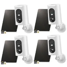 ANRAN 4G LTE Cellular Solar Security Camera Wireless Outdoor Color Night Vision