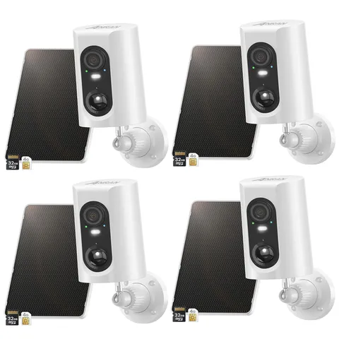 ANRAN 4G LTE Cellular Solar Security Camera Wireless Outdoor Color Night Vision