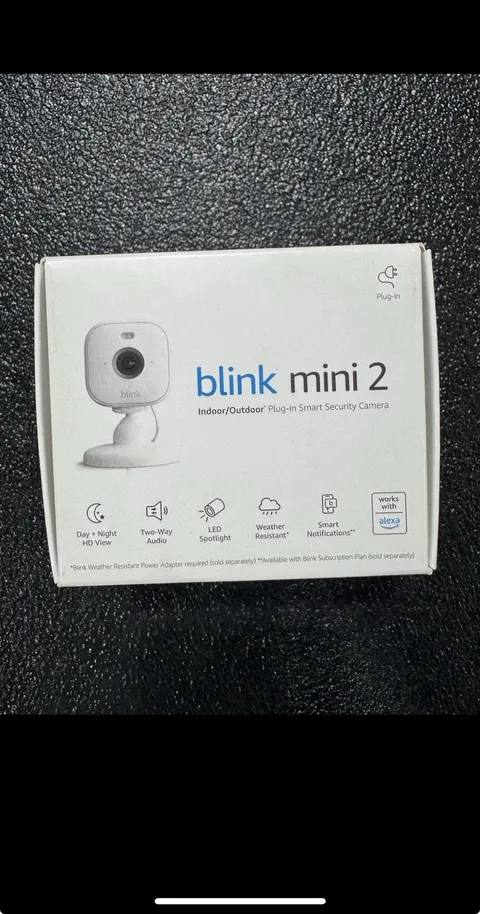 Blink Mini 2 Security Camera Webcam 1080p Home Pet Cam With Mic - free ship fast