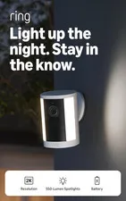 Spotlight Cam, Battery (Newest Model), Home or Business Security, Wide-Angle Ret