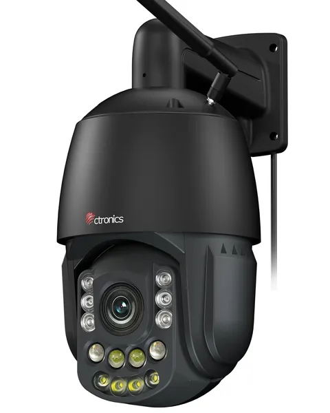 4K Security Camera Outdoor with 30x Optical Zoom, 180m IR & 80m Color Night V...
