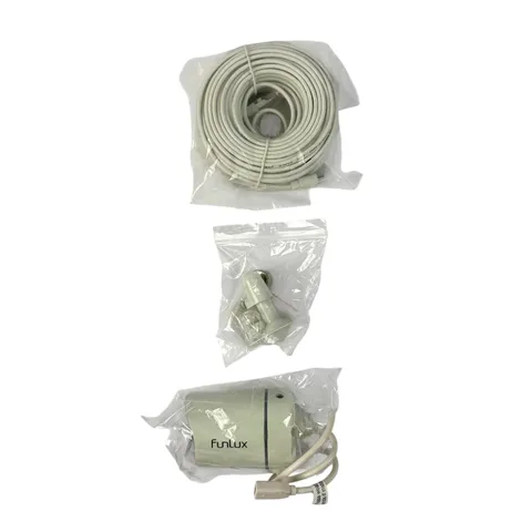 Funlux ZP-IBT15-S Wired Bullet Security Camera Night Vision w POE Cable & Mount
