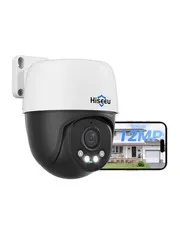 Hiseeu 12MP PoE PTZ Security Camera with 360° Panoramic