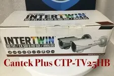 Cantek Plus CTP-TV25HB 700TVL Analog IR Outdoor Bullet Camera, 2.8-12mm Lens NEW