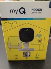 myQ Indoor Plug-in Security Camera Gen 2 – 2K Smart Wi-Fi Camera with Night V...