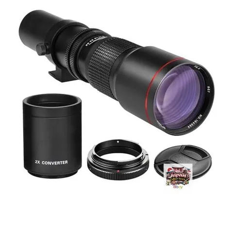 NEW High-power 500mm/1000mm f/8 manual telephoto lens for Sony Alpha a7 IV A7C