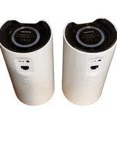 Two Canary CAN100USBK 1080p Wired Smart Home Security Cameras in White