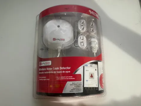 Utilitech Wireless Water Leak Detector Flood Sensor TST01-1 - Box #2010