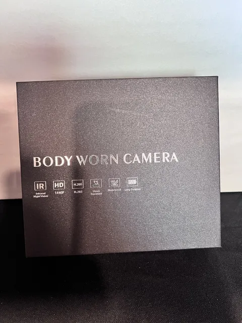 BODY WORN CAMERA-WIFI 64 GB Infrared Night Vision 1440P Body Camera