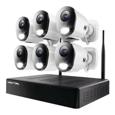 Night Owl 4K 6 Camera Security System 1TB Spotlight sale/freeship