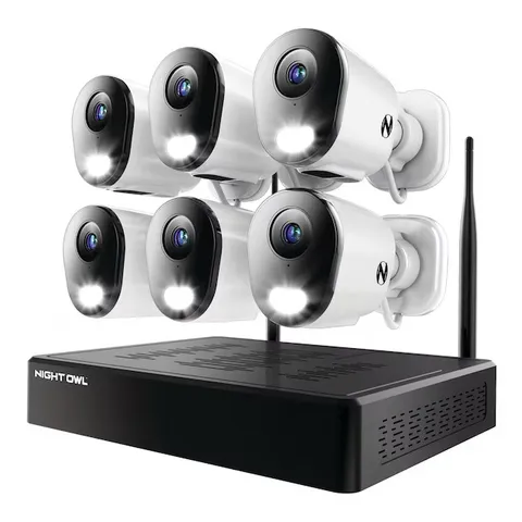 Night Owl 4K 6 Camera Security System 1TB Spotlight sale/freeship