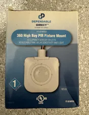 Dependable Direct YT-D1WT01 360 High Bay PIR Occupancy Sensor 120-277V White