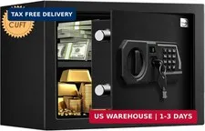 Tenamic Fireproof Safe Box 0.8 Cuft Electronic Digital Security Box, Keypad Smal
