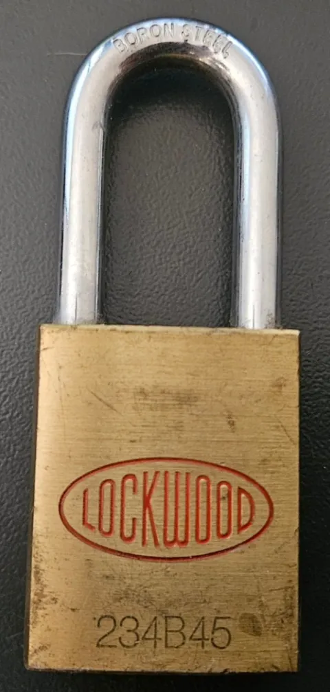 Lockwood 234/45 AA Padlock on B13 profile with NO Key - Locksport