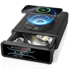 Gun Safe for Handgun Pistol Case - Biometric Quick Access Pistol Safe