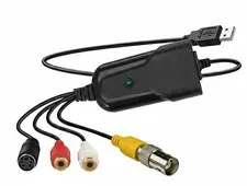 Plug-N-Play BNC RCA S-Video To USB DVR Adapter For Surveillance Camera DVR CCTV