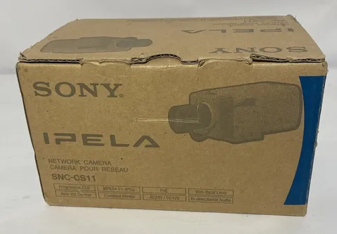 NOS New In Box Sony IPELA SNC-CS11 Network Security Camera HTF New