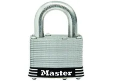 Master Lock 5SSKADHC Laminated Stainless Steel Padlock 2" x 1"
